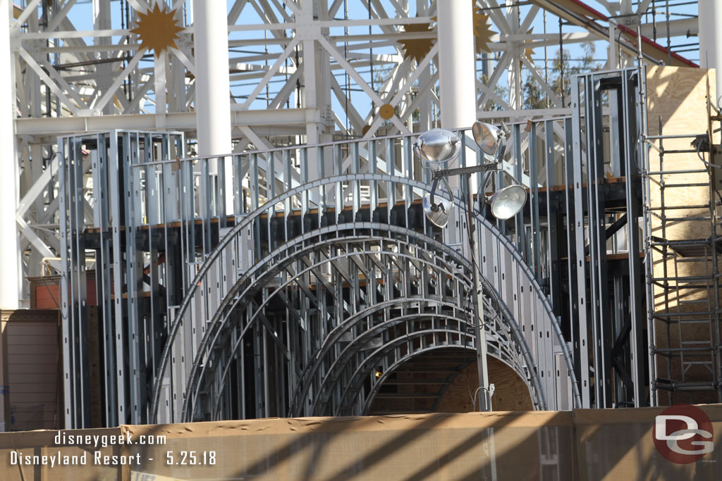 The band shell taking shape.