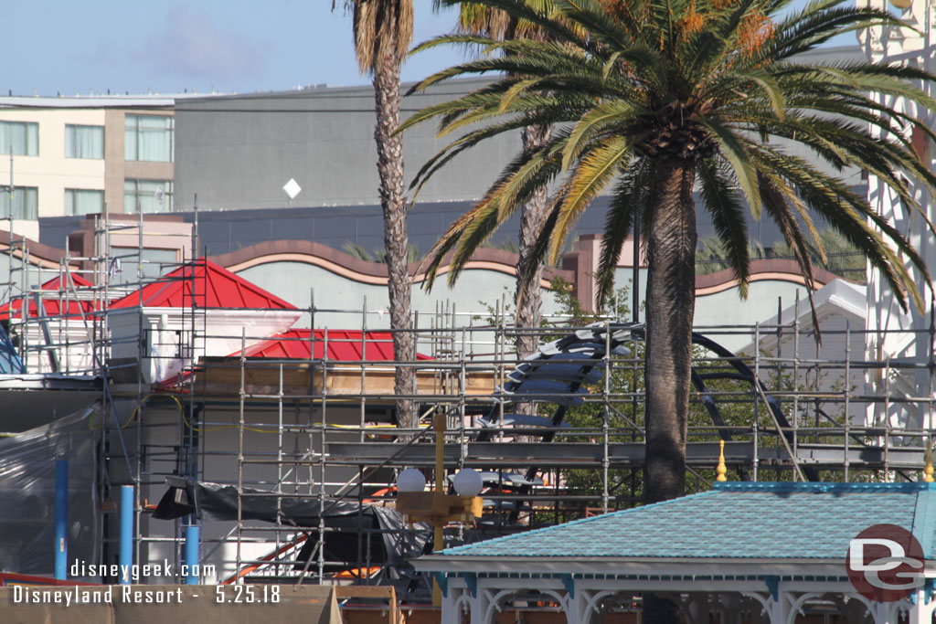 The Incredibles arch is taking shape now.