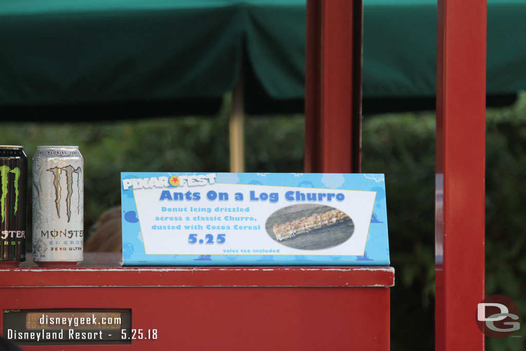 Churros are popular right now.. there is an AP Churro challenge button/quest available and several different varieties for Pixar Fest.