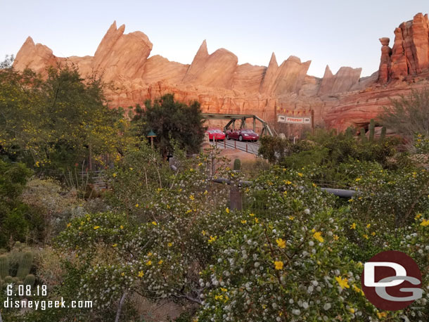 Ornament Valley this evening.