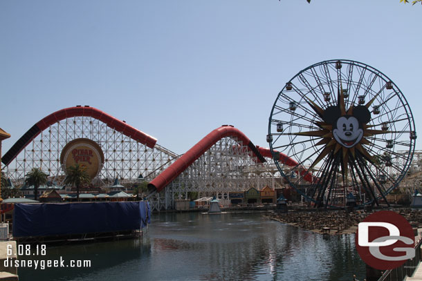 Almost all the scaffolding is now down from the coaster.