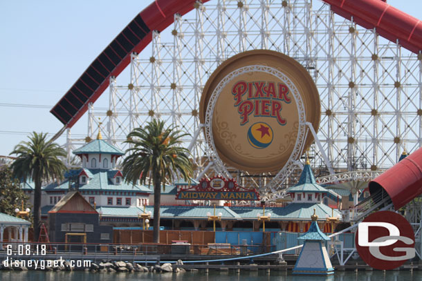 The Midway Mania! sign from Paradise Park.