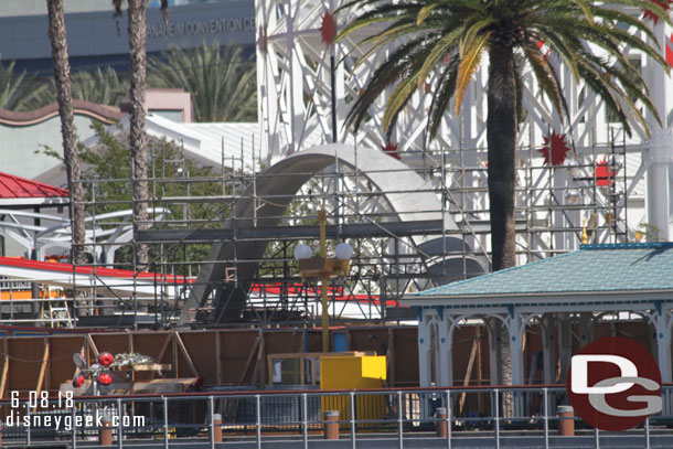 The Incredibles archway from across the bay.