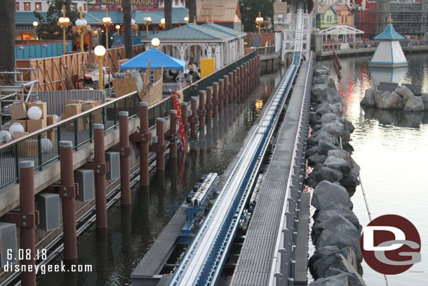 The launch area for the Incredicoaster