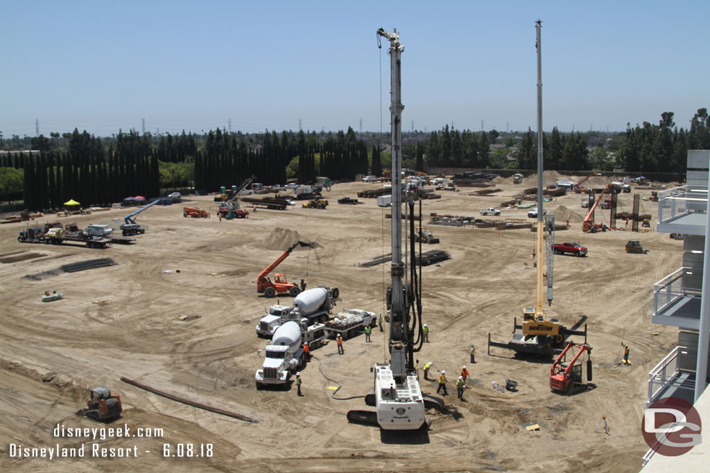 Looking back at the site from near the elevator.