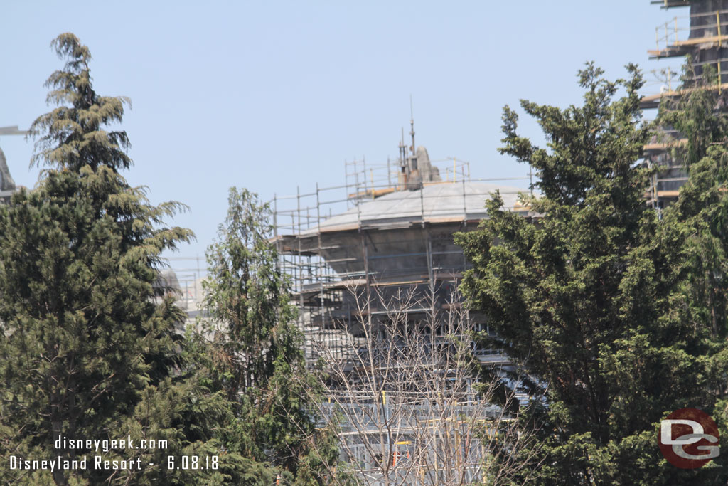 Scaffolding still up on the one Black Spire Outpost building you can see.