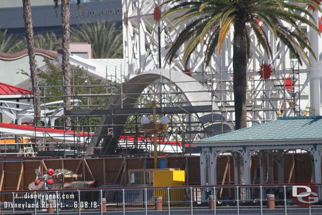 The Incredibles archway from across the bay.