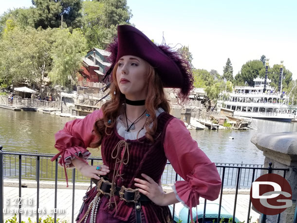 While in New Orleans Square I encountered Redd for the first time. She posed for some pictures.