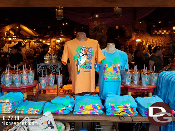 A second pass through Adventureland.. another look at some of the Tiki Room merchandise