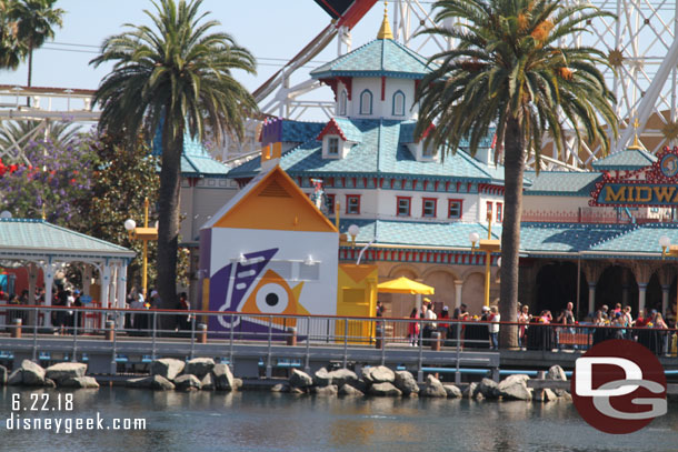 The backside of Poultry Palace.  It really sticks out compared to the Toy Story building.