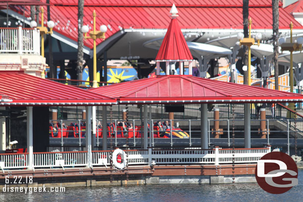 The Incredicoaster ready to launch.