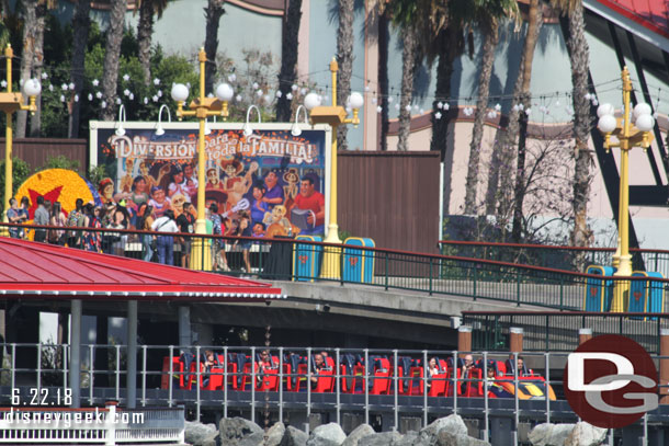 New billboards and photo ops on Pixar Pier.