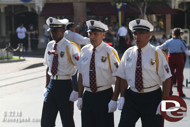 Over to Disneyland for the nightly Flag Retreat.