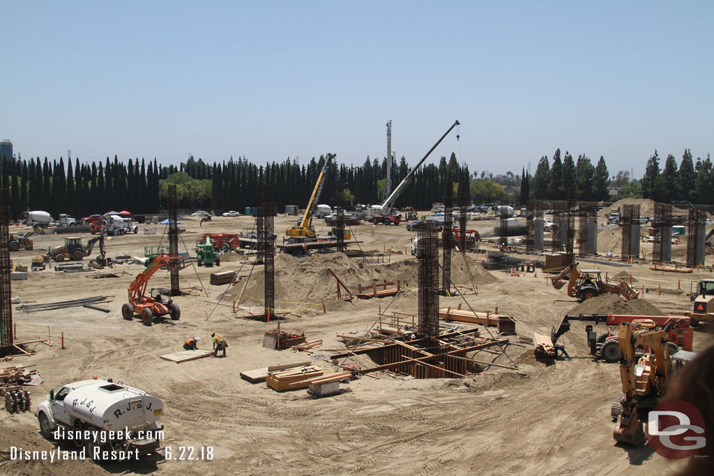 Looking back across the project from near the elevator.