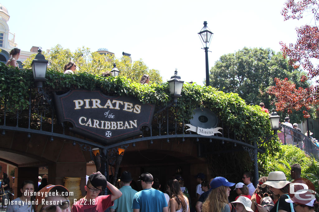 Next up went for a cruise on Pirates of the Caribbean