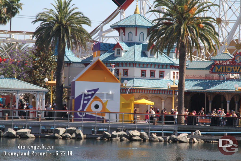 The backside of Poultry Palace.  It really sticks out compared to the Toy Story building.