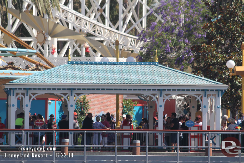 A look at the FastPass distribution area.  Looks to be for both Incredicoaster and Toy Story.