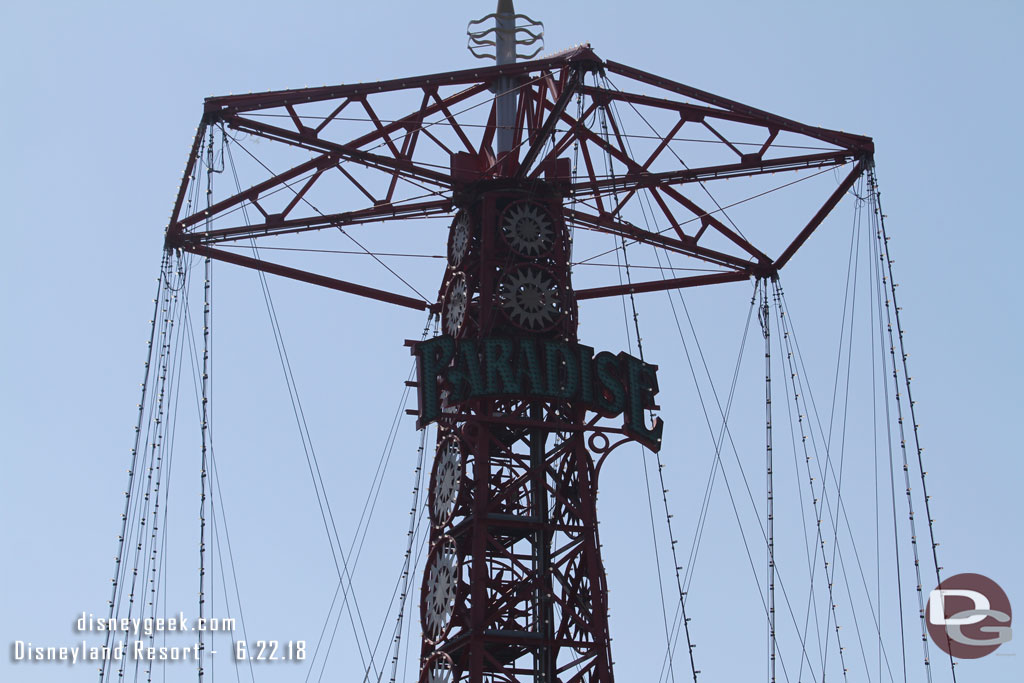 The Zephyr sign was altered several weeks ago.. the Pier text was removed.  Wonder if Park text is coming?