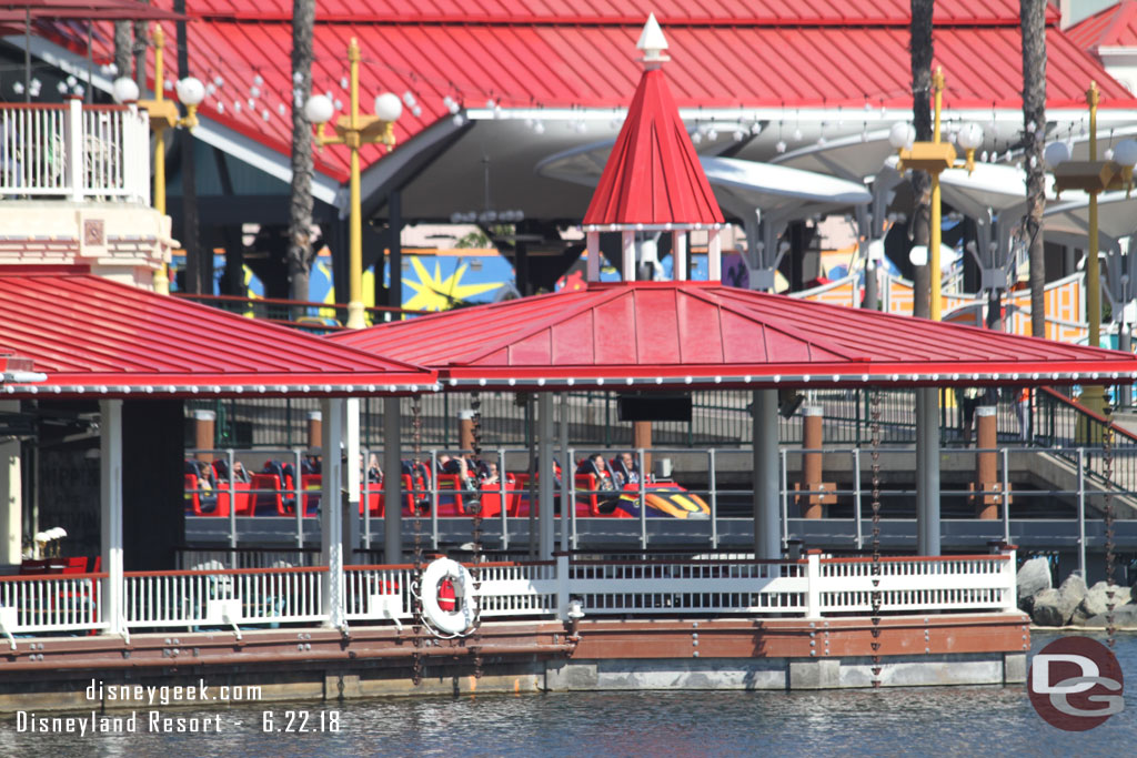 The Incredicoaster ready to launch.