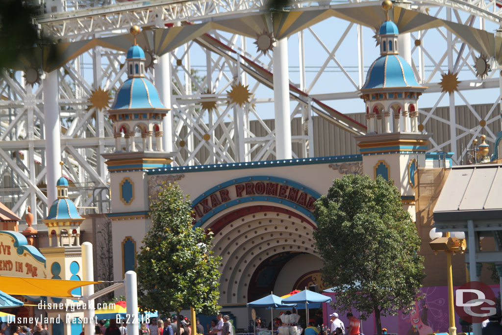 The band shell where the Pixarharmonic Orchestra now performs.