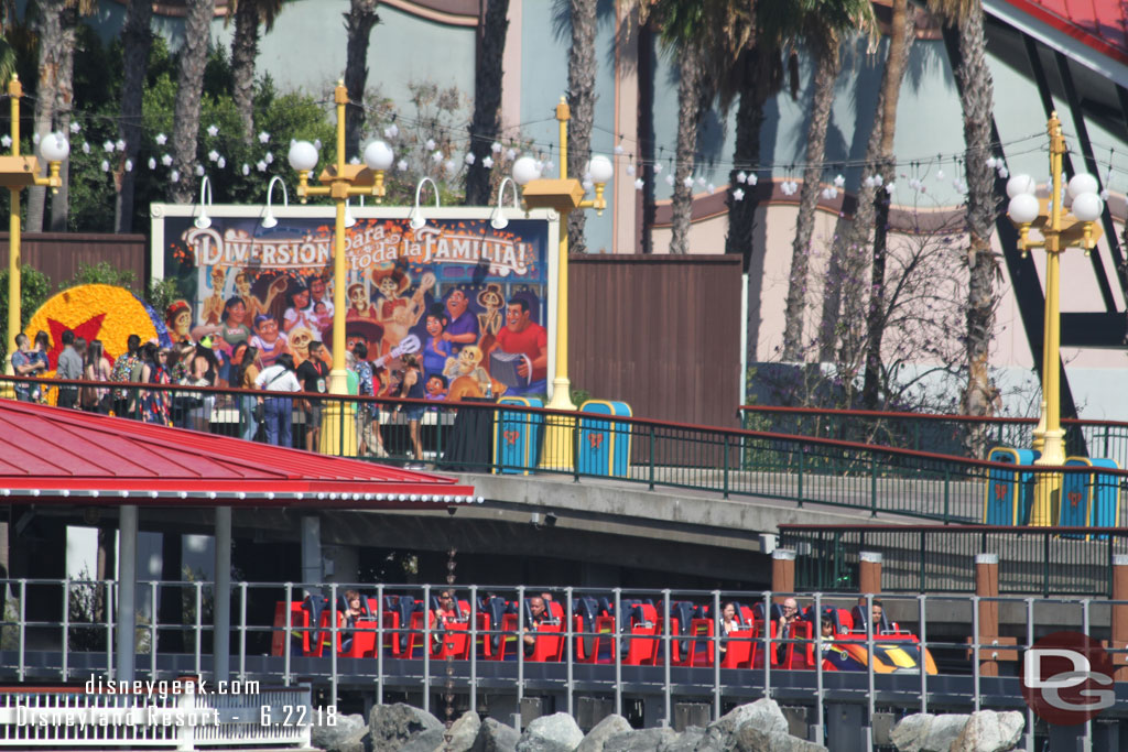 New billboards and photo ops on Pixar Pier.