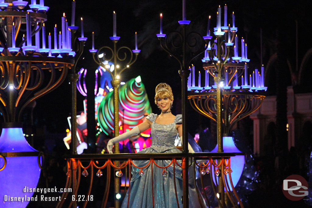 The large drill behind Cinderella was an interesting angle.