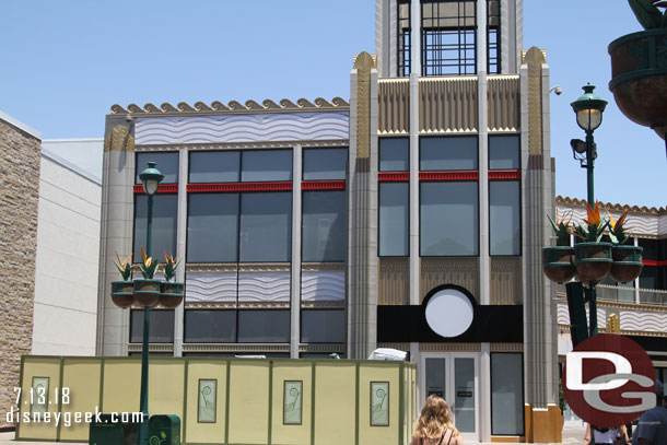 Not a lot of visible progress on the new dining locations in Downtown Disney.