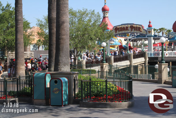 The drinking fountains still have not returned.  