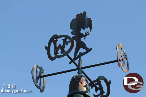 Atop the Go Coaster station.