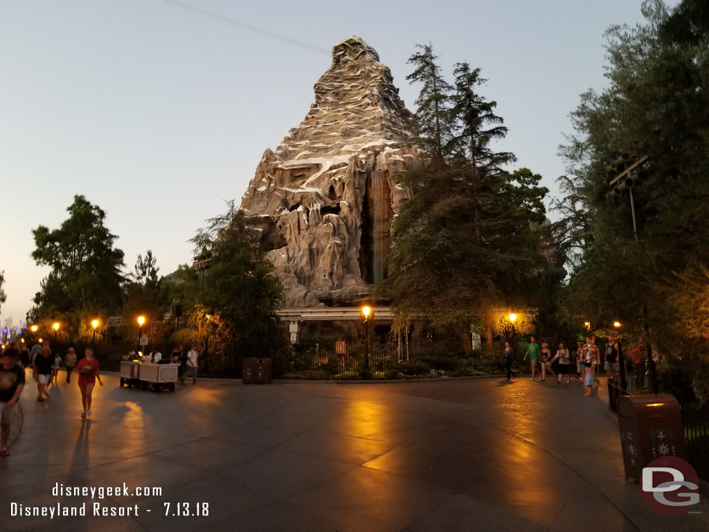 Walking by the Matterhorn.