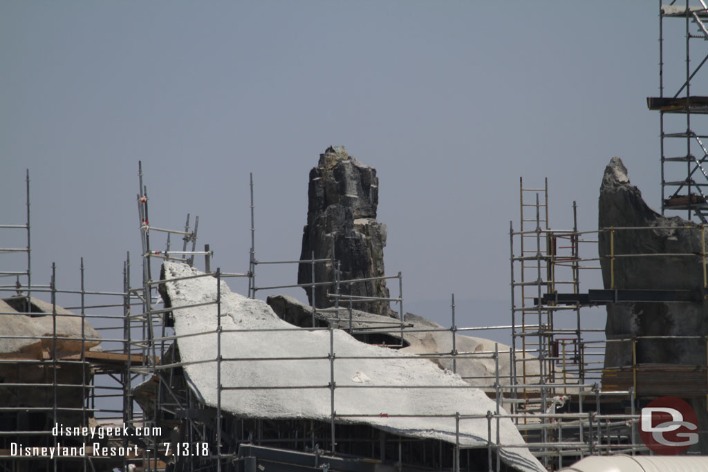 Another spire in the distance that is now scaffolding free.