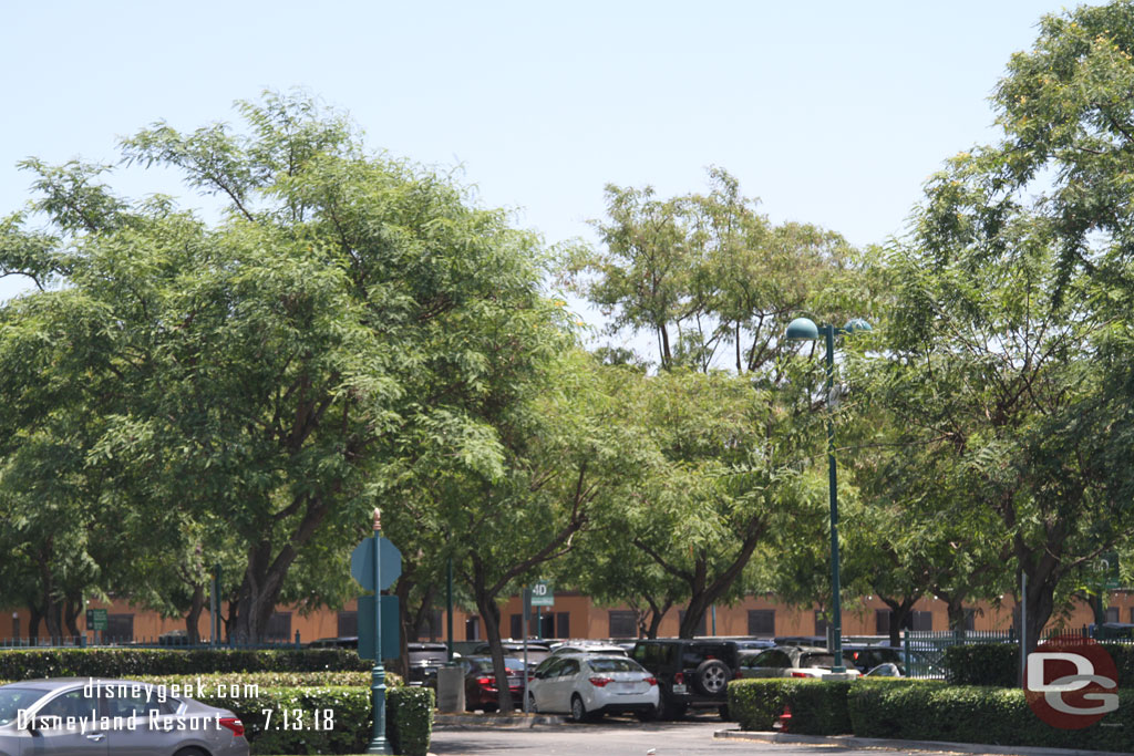 Another set of construction office trailers is now onsite for the hotel project. These are in a blocked off portion of the parking lot closer to Rain Forest Cafe.