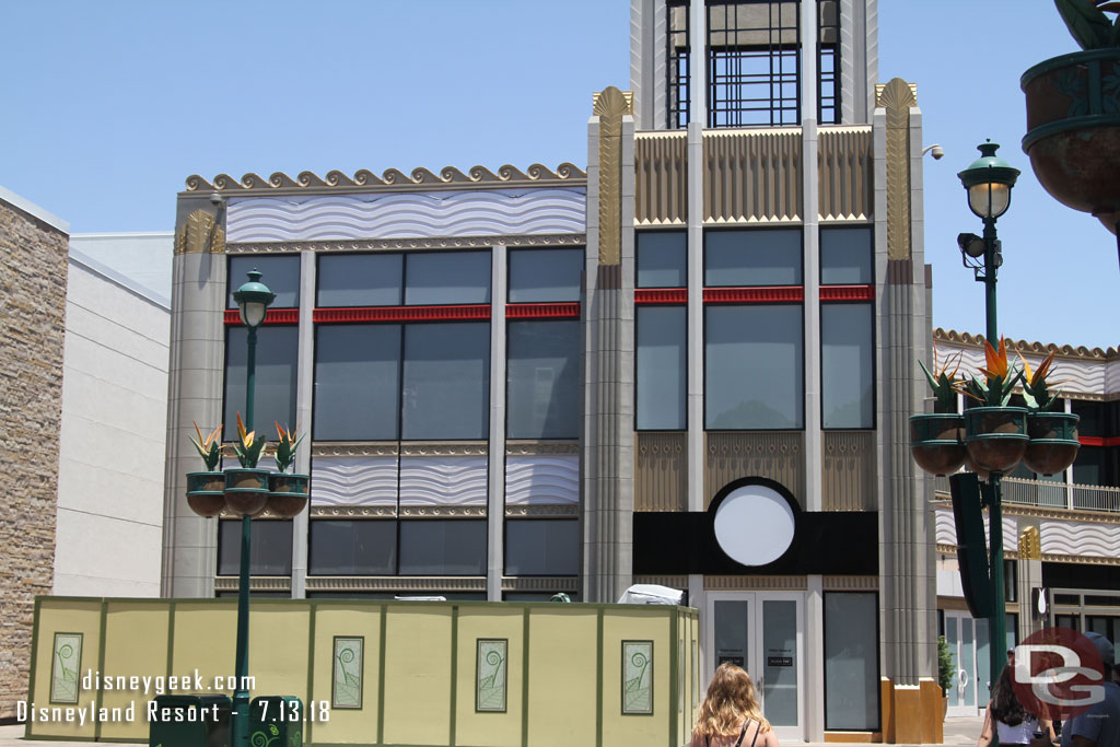 Not a lot of visible progress on the new dining locations in Downtown Disney.