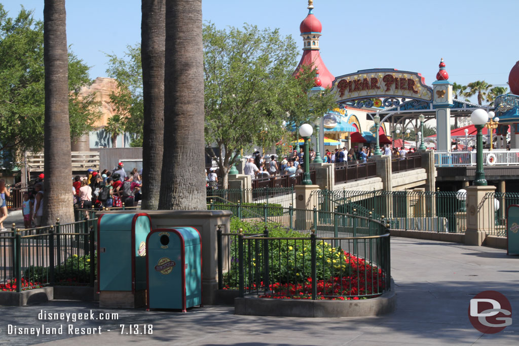 The drinking fountains still have not returned.  