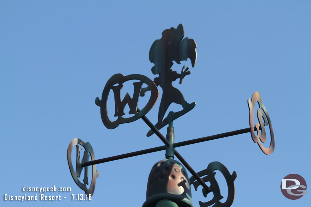 Atop the Go Coaster station.