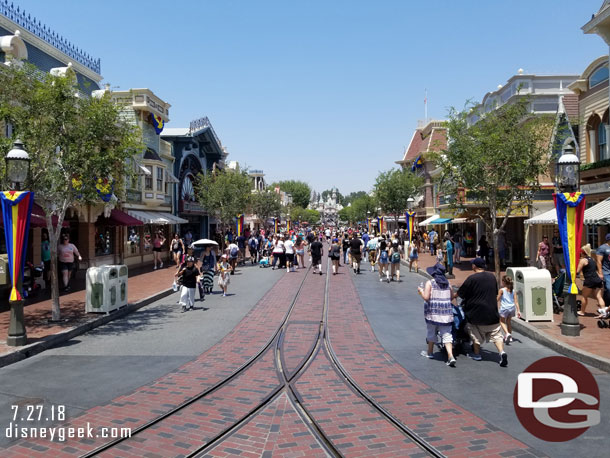 A long view of Main Street.