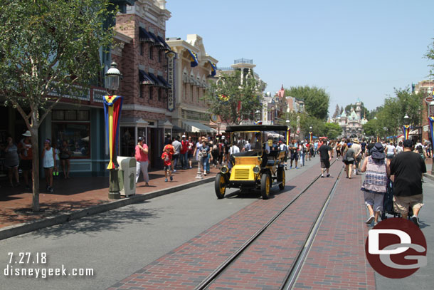 Main Street USA this afternoon.