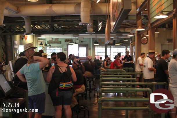 I stopped by Smokejumpers for dinner.  Mobile order saved a couple minutes since the lines were all 2-3 groups deep.