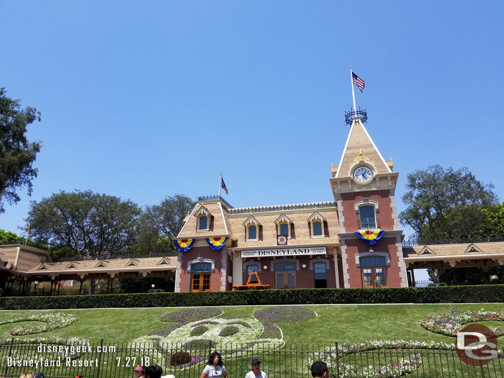 First stop today, Disneyland.