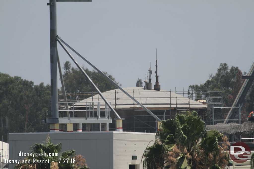 This dome/roof continues to be worked on.