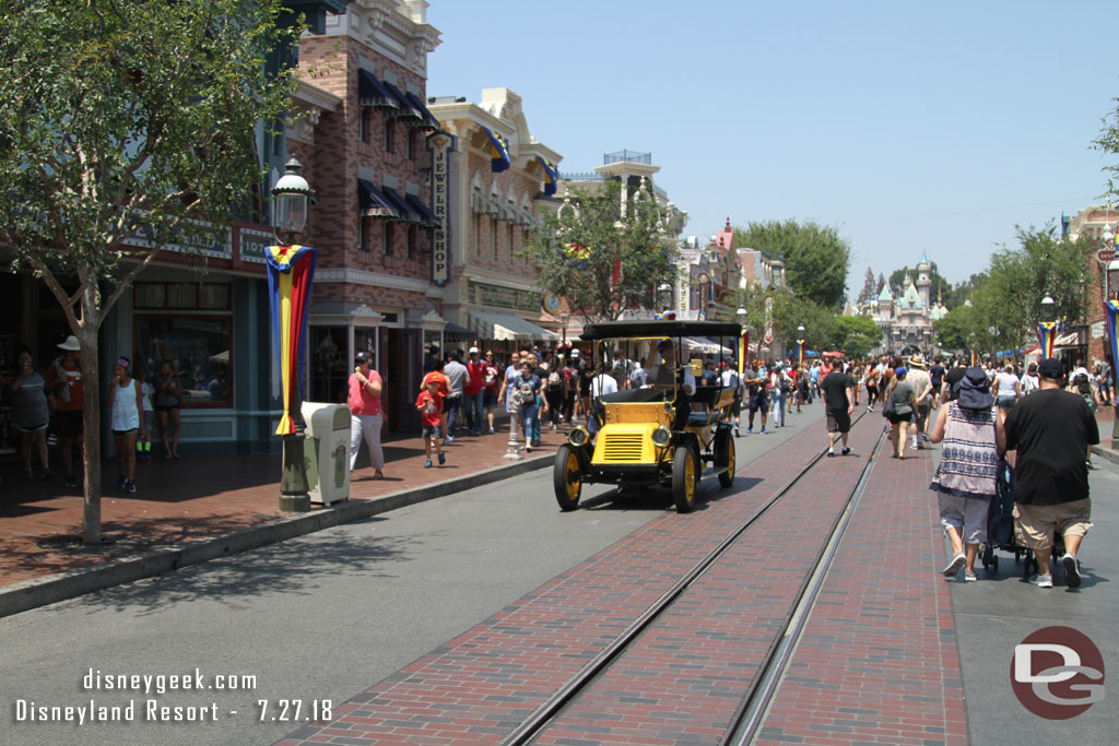 Main Street USA this afternoon.