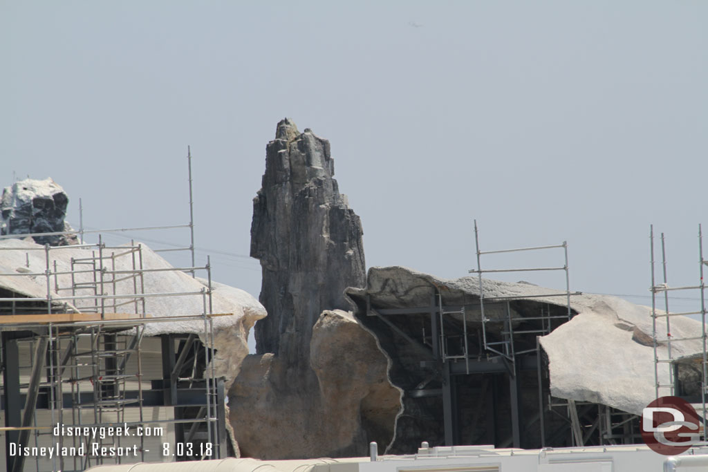 More scaffolding removed from these formations.  Wonder if some sort of cover will go on the back side?  Seems to protect from weather/water something would be useful. 