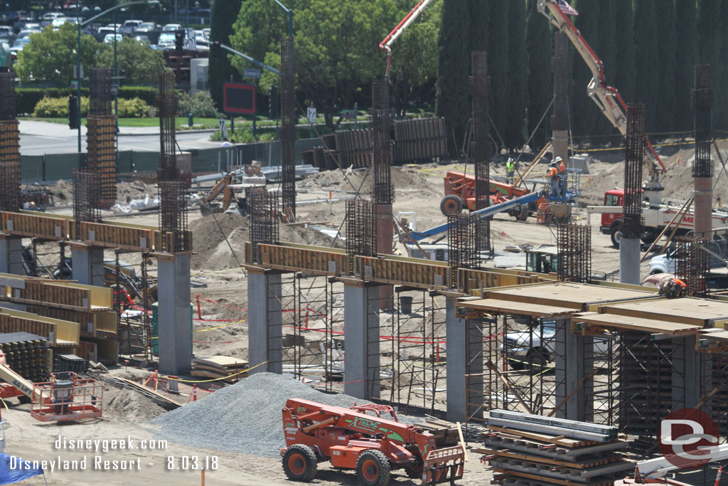 More support columns rising in the background.