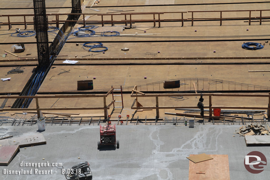 Here you can see where the connection to the 3rd floor will be.  For now just a ladder leading down to the second is there.