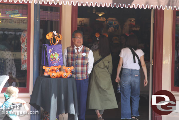 More Halloween merchandise available at many shops across the two parks.