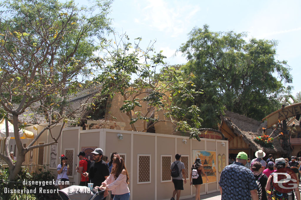 No real visible progress at the Enchanted Tiki Room