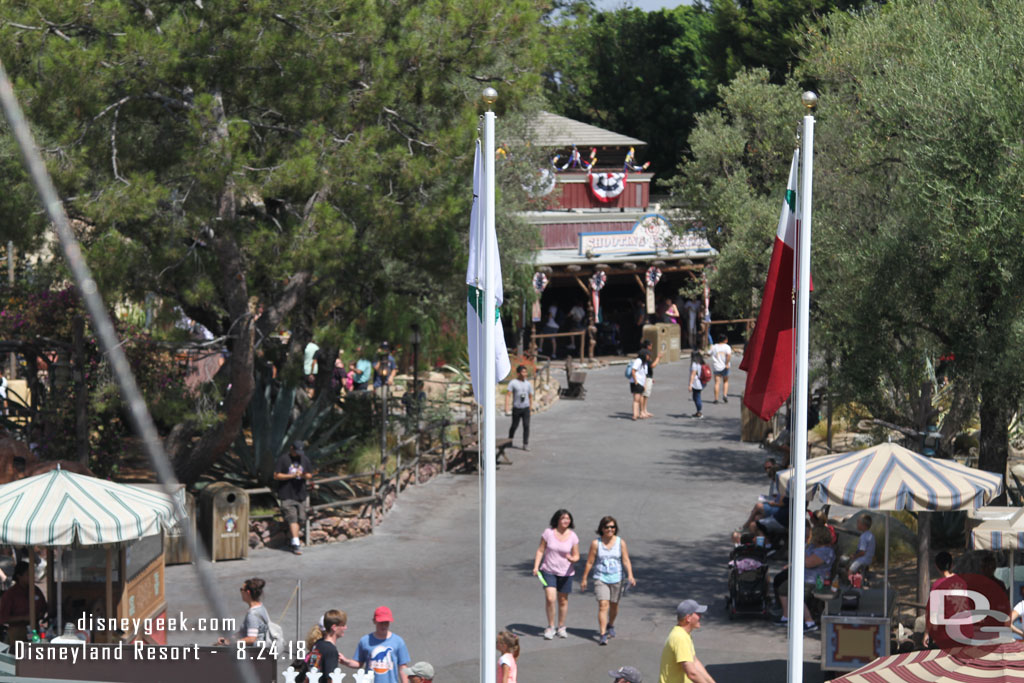 Time for a cruise on the Mark Twain.  Frontierland was peaceful this afternoon.