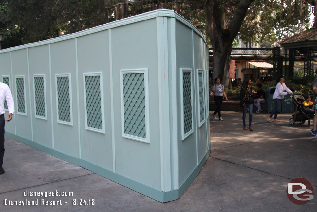 A closer look at the New Orleans Square wall.