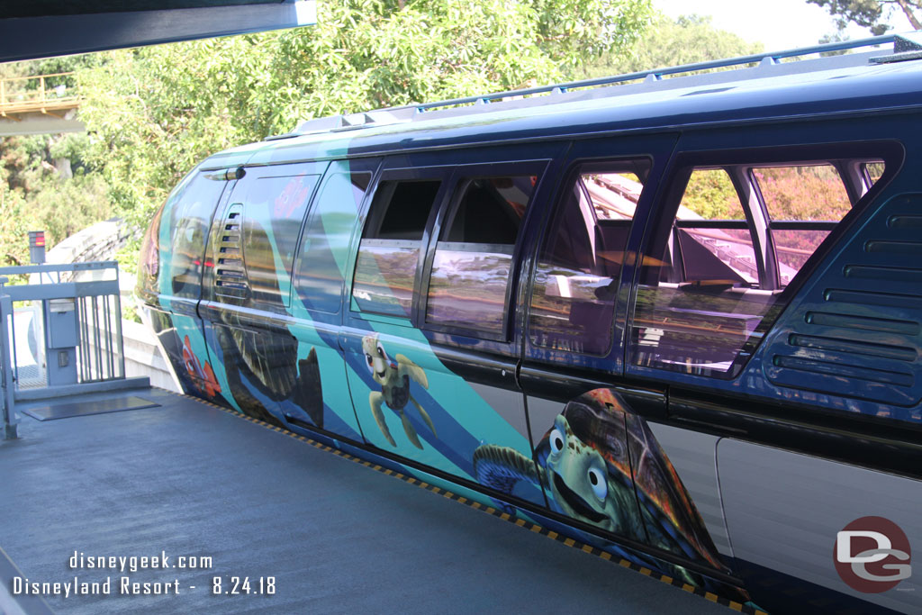 Went for a round trip ride on the Monorail.