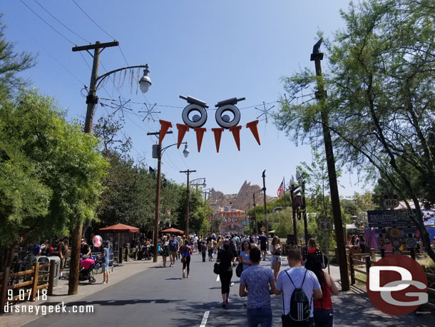 Route 66 is decorated the same as last year.